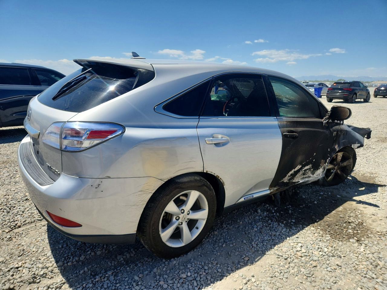2011 Lexus Rx 450h Silver vin: JTJZB1BA2B2005444