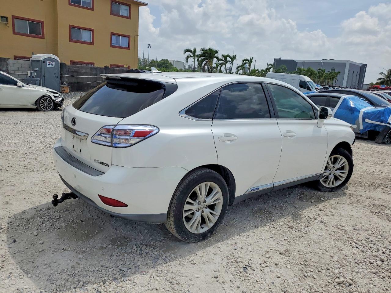 2011 Lexus Rx 450h Белый vin: JTJZB1BA2B2404645