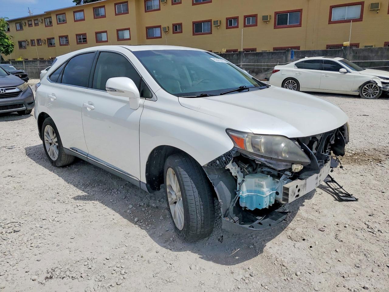 2011 Lexus Rx 450h Белый vin: JTJZB1BA2B2404645