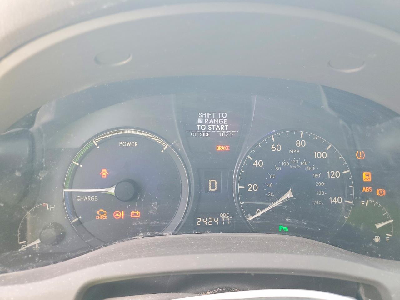 2011 Lexus Rx 450h Белый vin: JTJZB1BA2B2404645