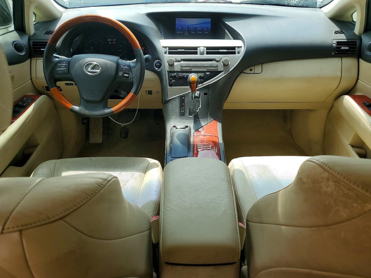 2011 Lexus Rx 450h Белый vin: JTJZB1BA2B2404645
