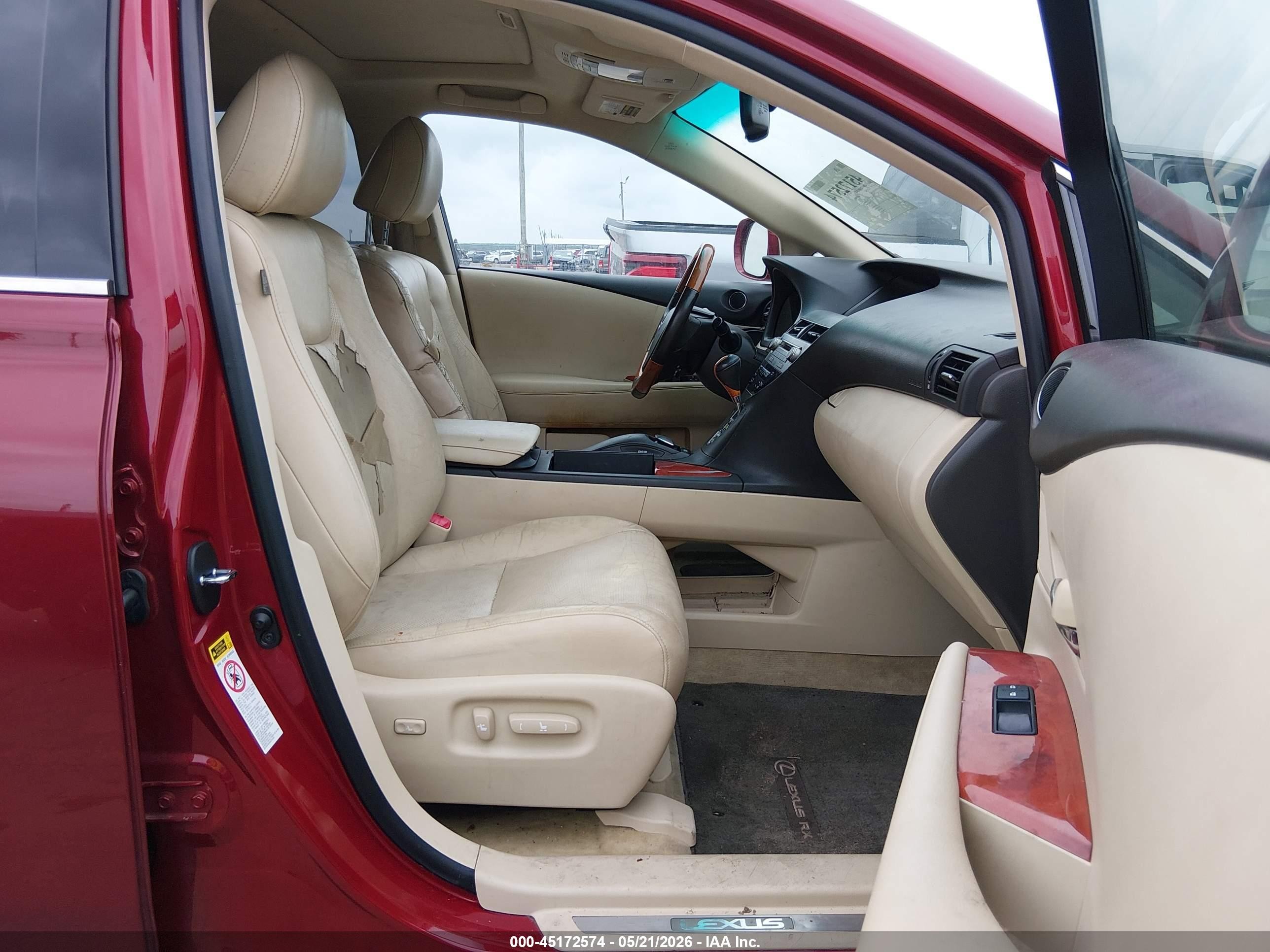 2011 Lexus Rx 450h   Красный vin: JTJZB1BA2B2404712