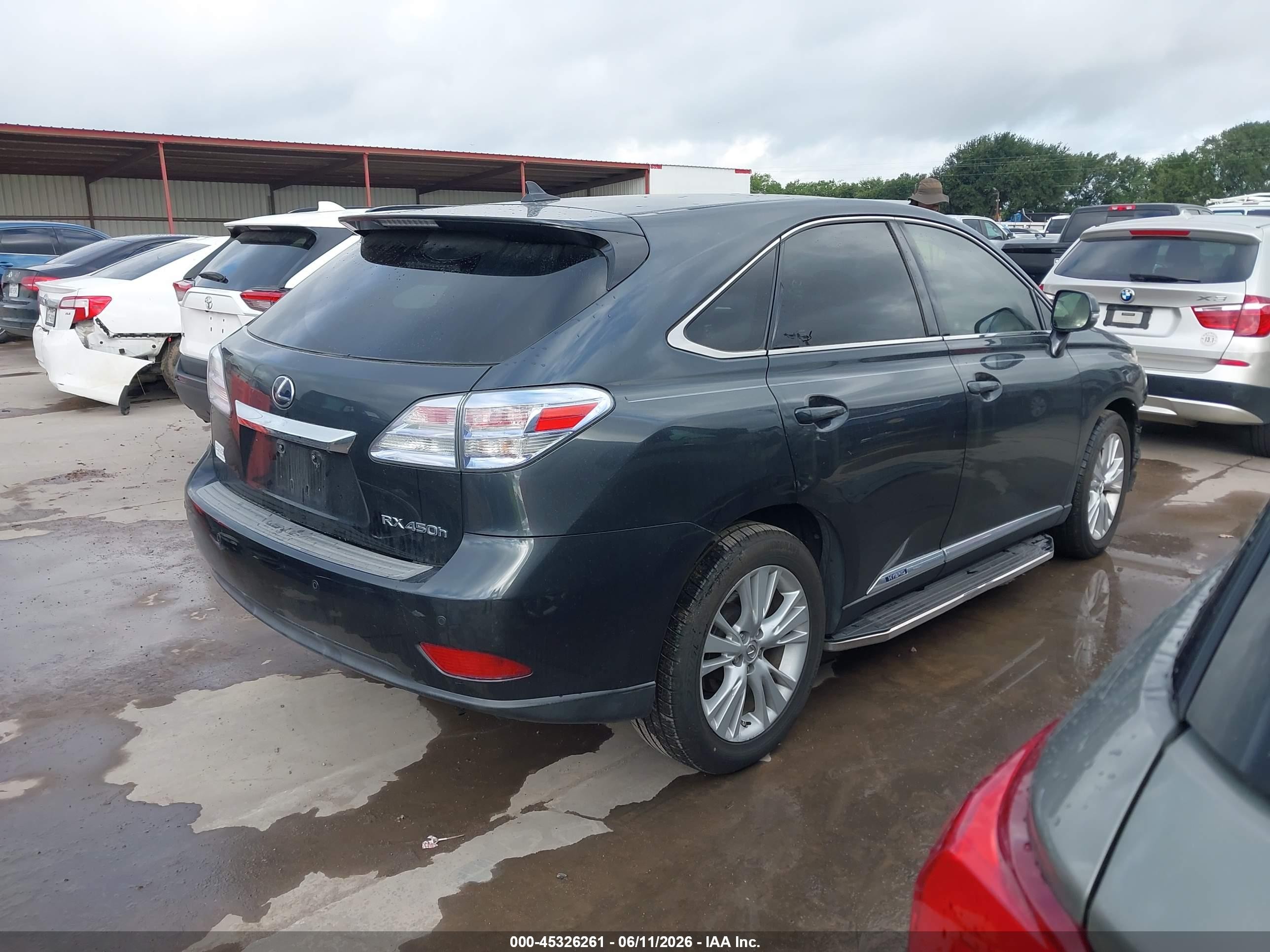 2011 Lexus Rx 450h   Black vin: JTJZB1BA2B2405598