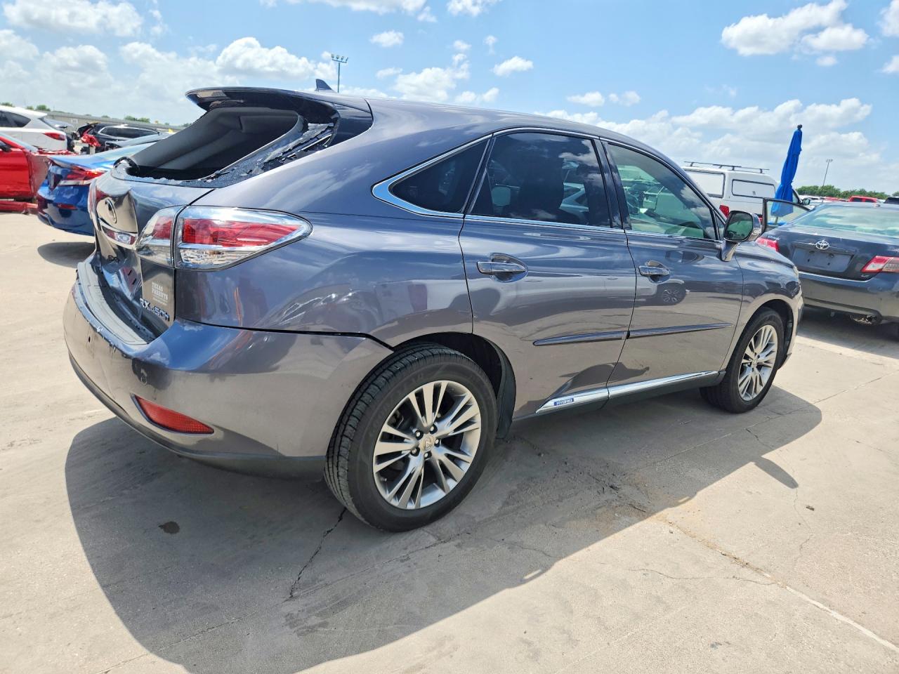 2013 Lexus Rx 450h Gray vin: JTJZB1BA2D2408875