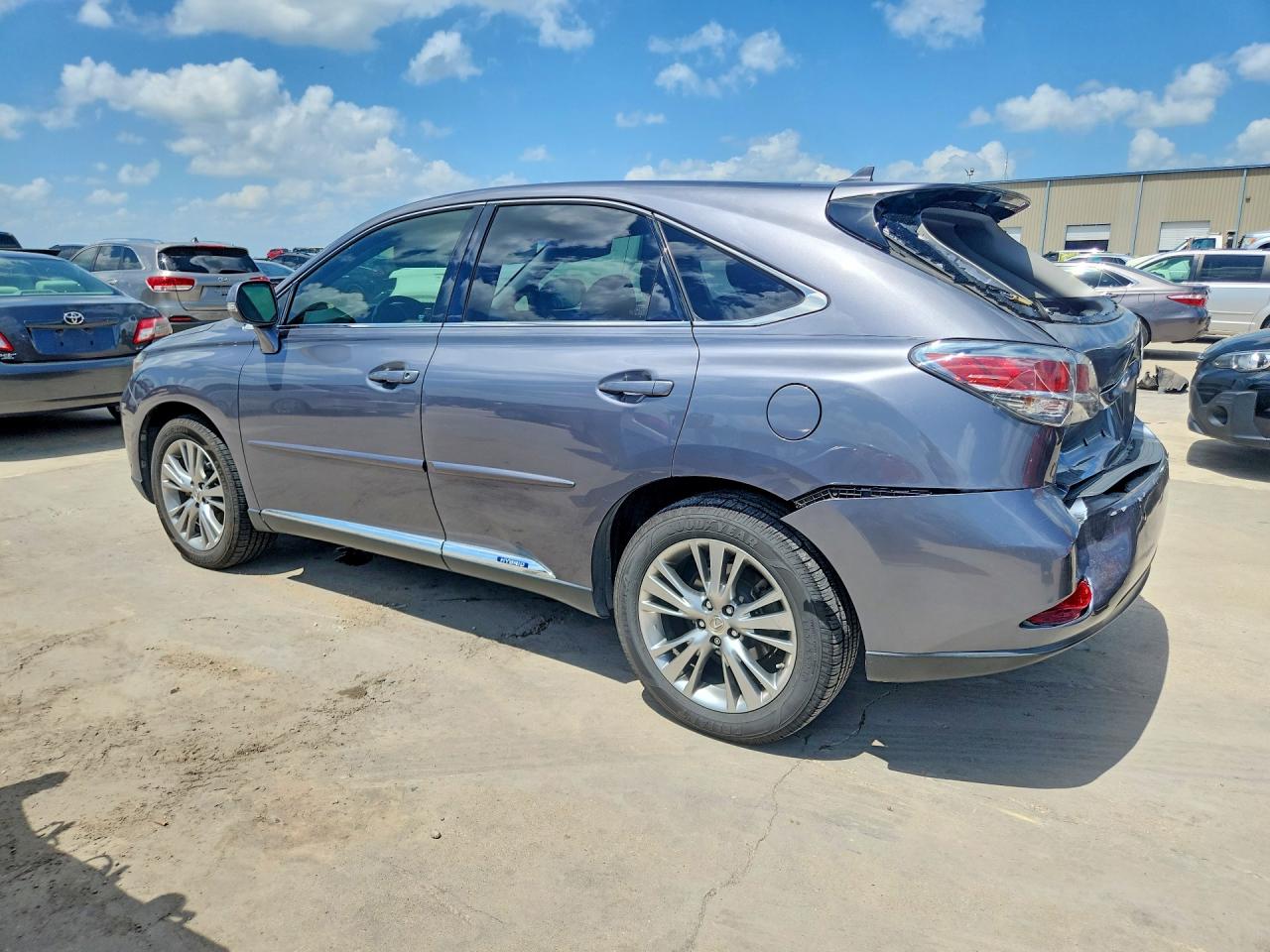 2013 Lexus Rx 450h Gray vin: JTJZB1BA2D2408875