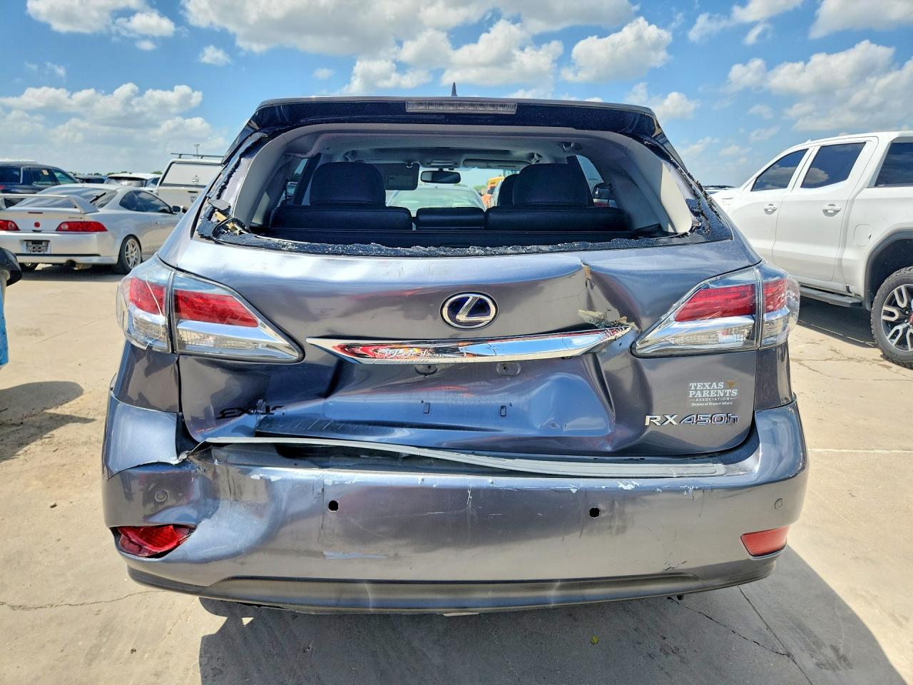 2013 Lexus Rx 450h Gray vin: JTJZB1BA2D2408875