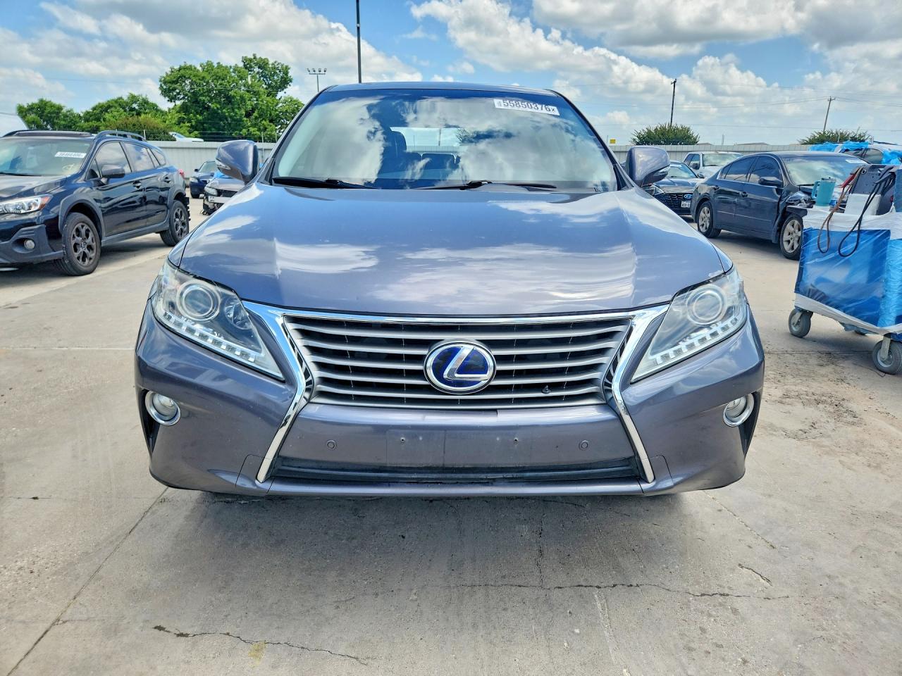2013 Lexus Rx 450h Gray vin: JTJZB1BA2D2408875