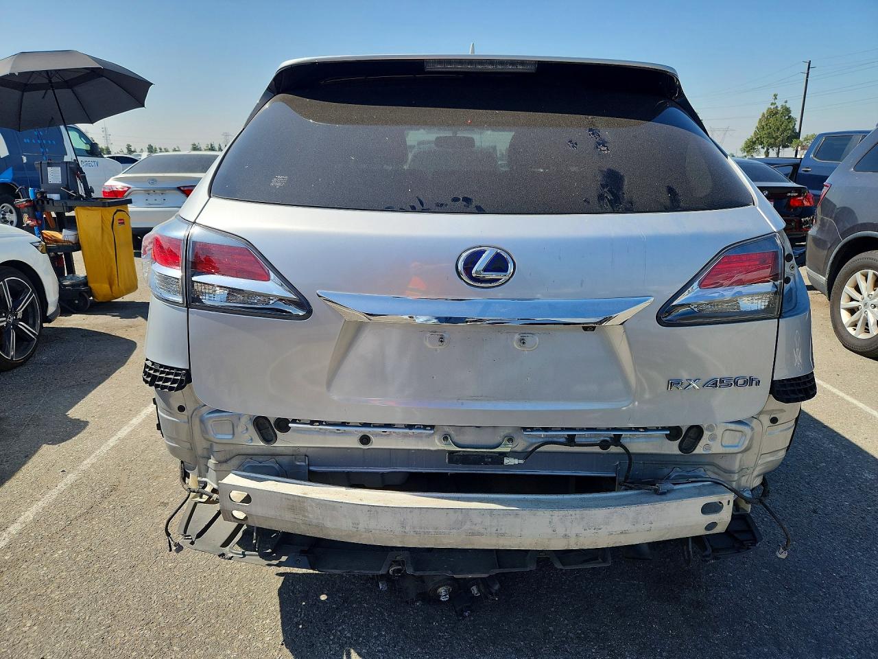 2013 Lexus Rx 450h Серебряный vin: JTJZB1BA2D2410092