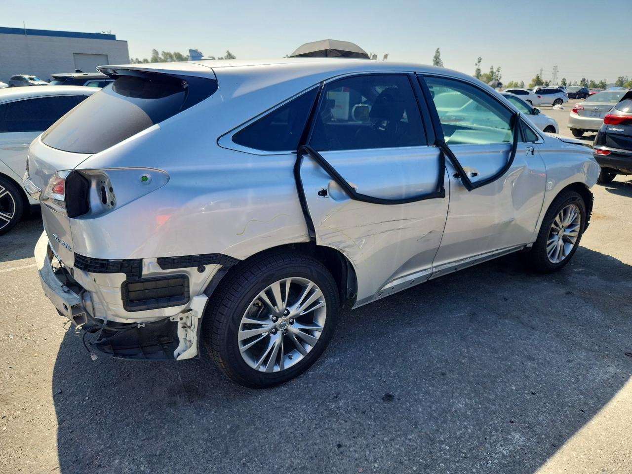 2013 Lexus Rx 450h Серебряный vin: JTJZB1BA2D2410092