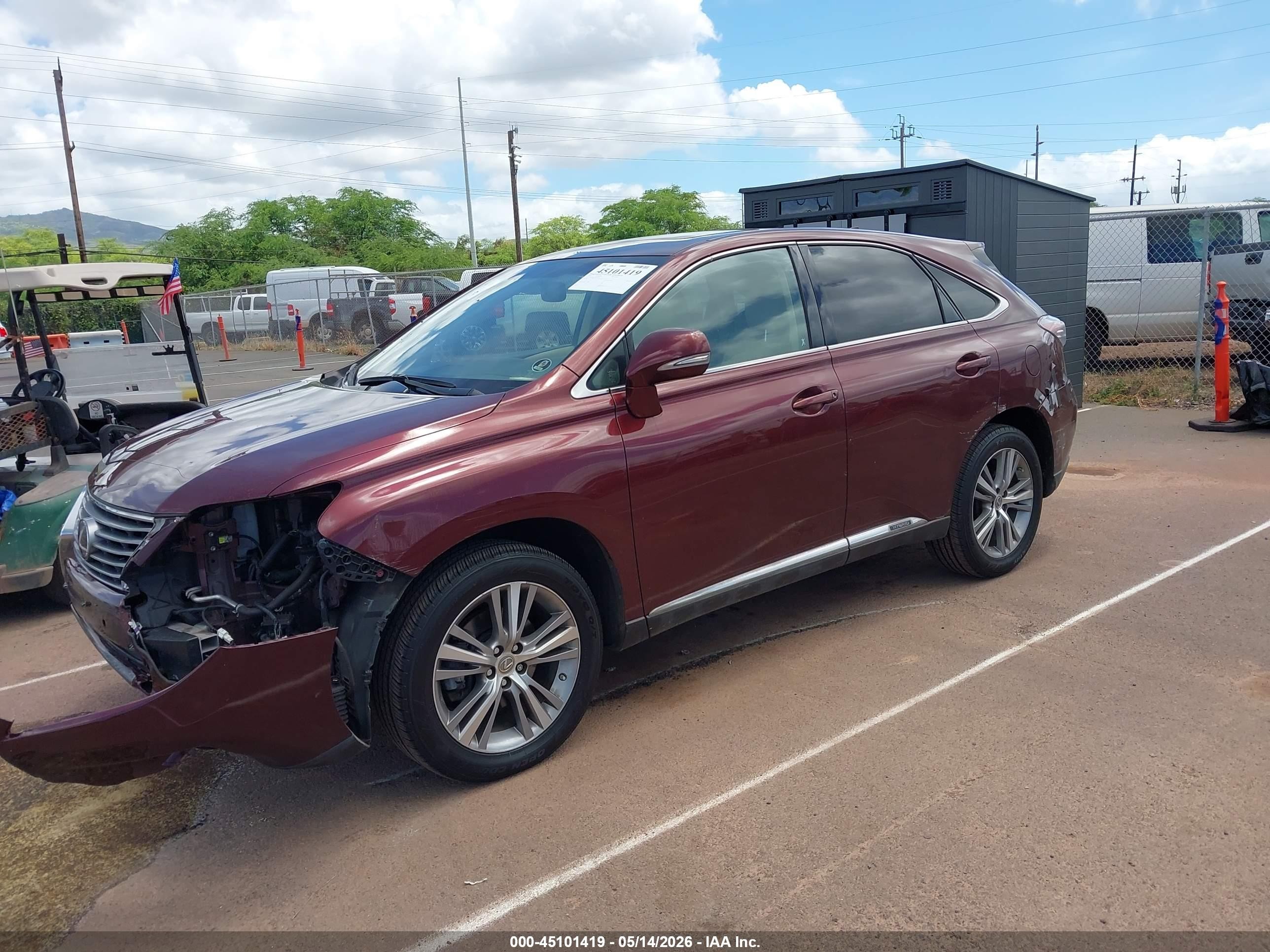 2015 Lexus Rx 450h   Red vin: JTJZB1BA2F2415764