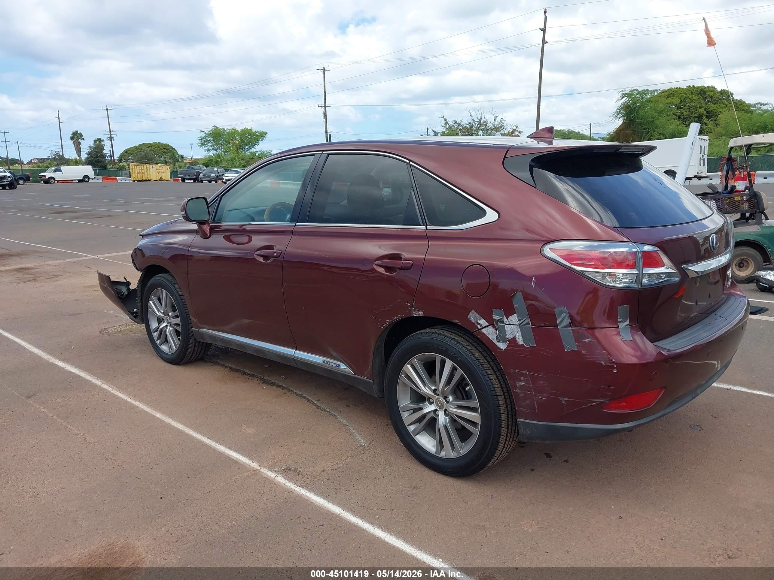 2015 Lexus Rx 450h   Red vin: JTJZB1BA2F2415764