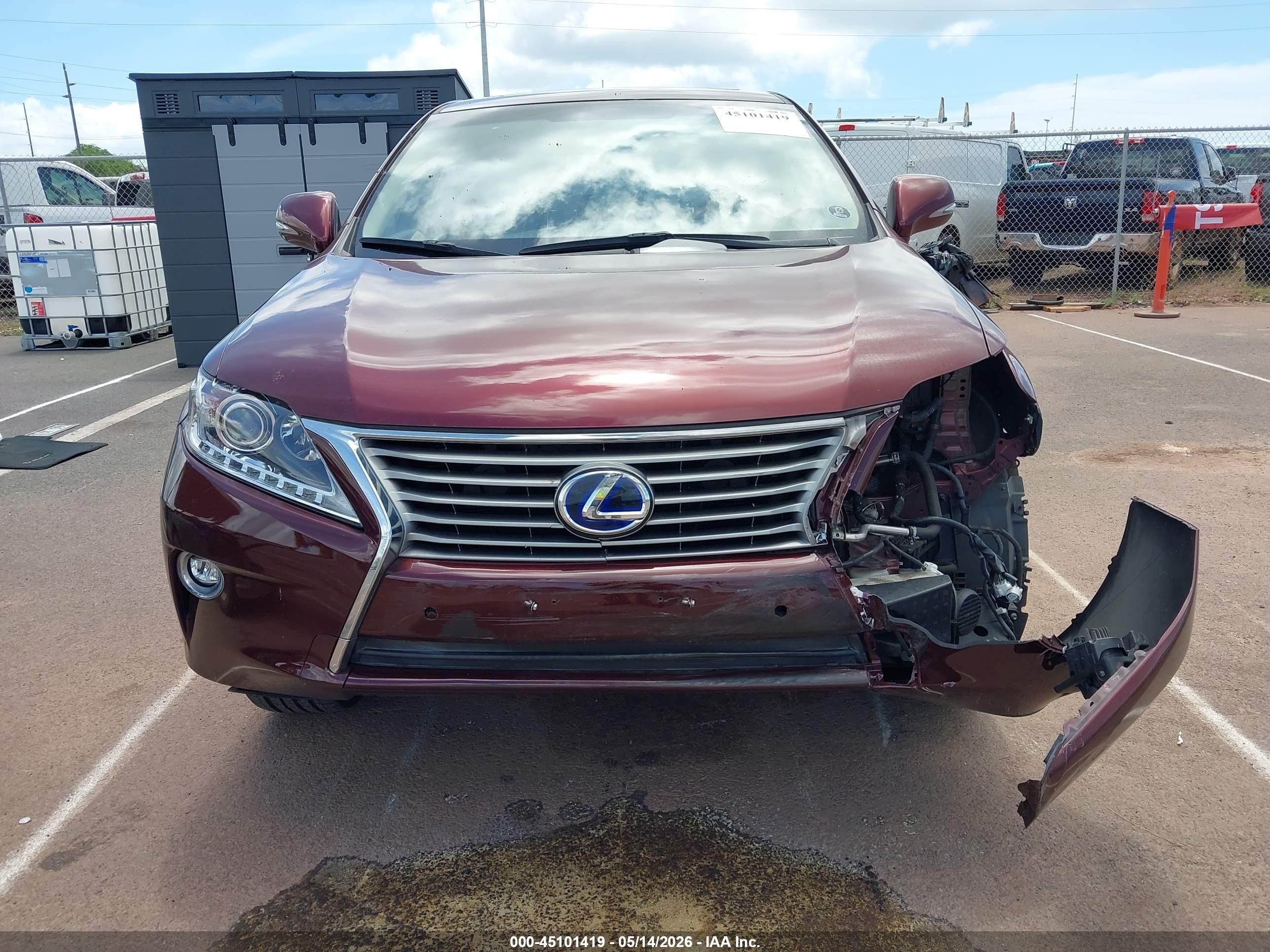 2015 Lexus Rx 450h   Red vin: JTJZB1BA2F2415764