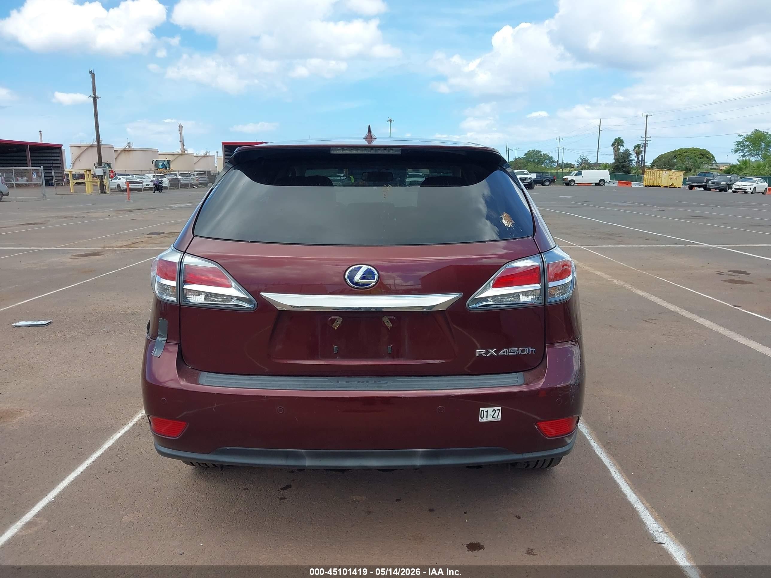 2015 Lexus Rx 450h   Red vin: JTJZB1BA2F2415764