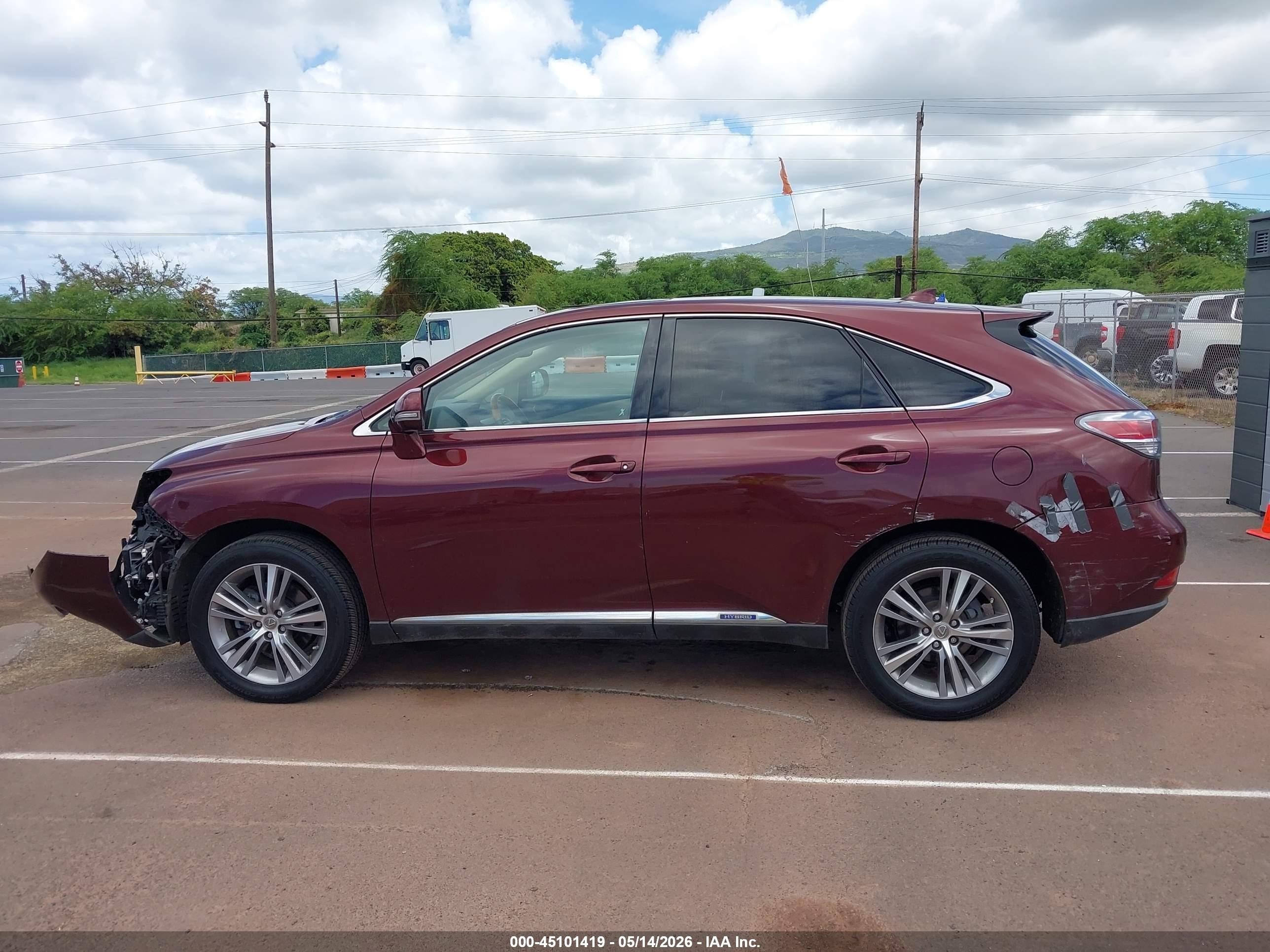 2015 Lexus Rx 450h   Red vin: JTJZB1BA2F2415764