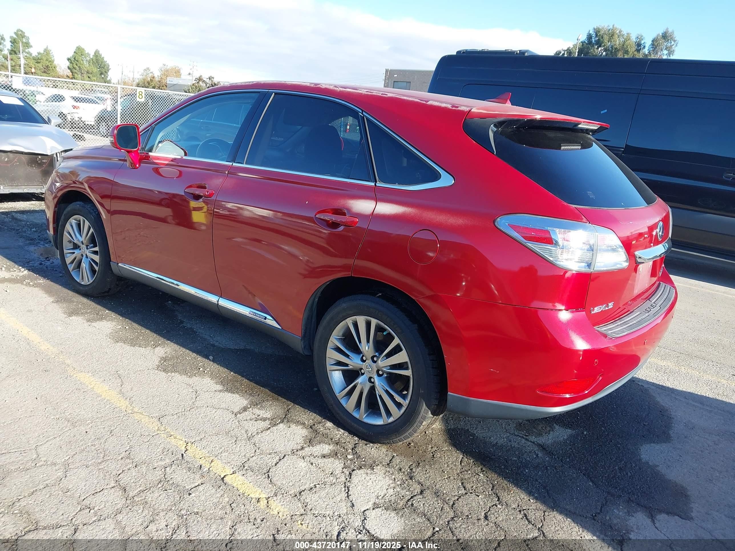 2010 Lexus Rx 450h   Red vin: JTJZB1BA3A2000154