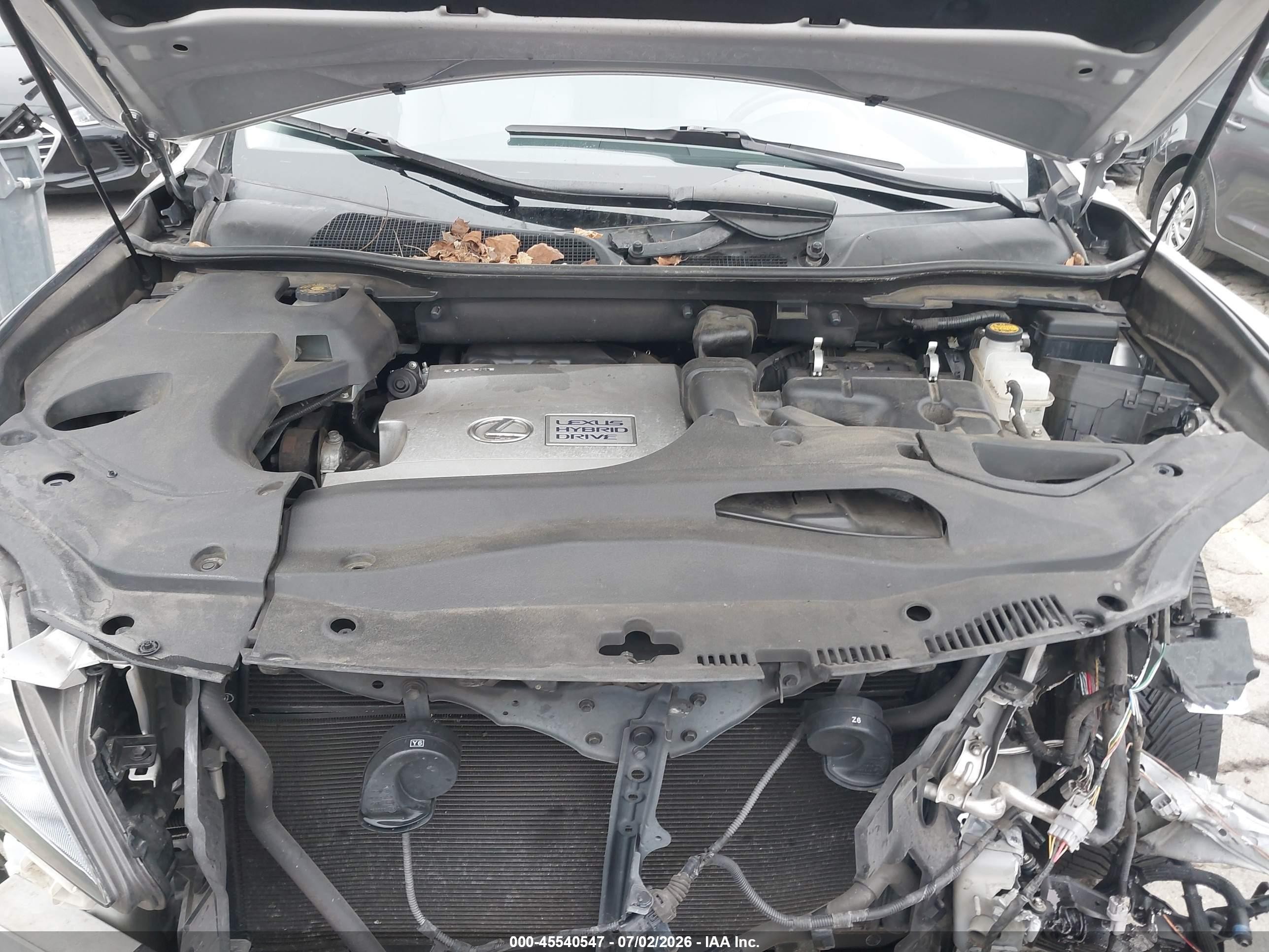 2011 Lexus Rx 450h Silver vin: JTJZB1BA3B2005887
