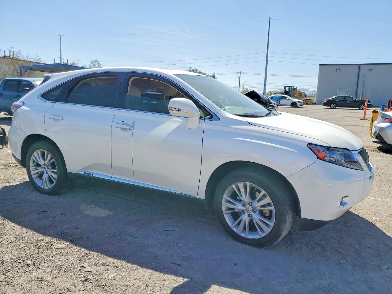 2012 Lexus Rx 450h White vin: JTJZB1BA4C2006208