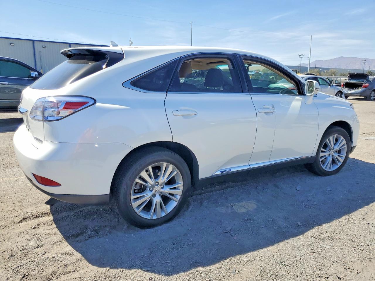2012 Lexus Rx 450h White vin: JTJZB1BA4C2006208