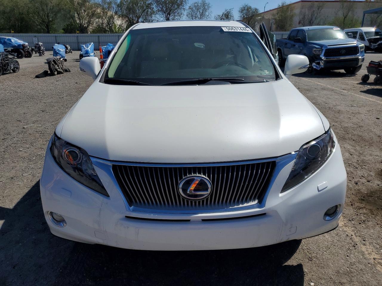 2012 Lexus Rx 450h White vin: JTJZB1BA4C2006208