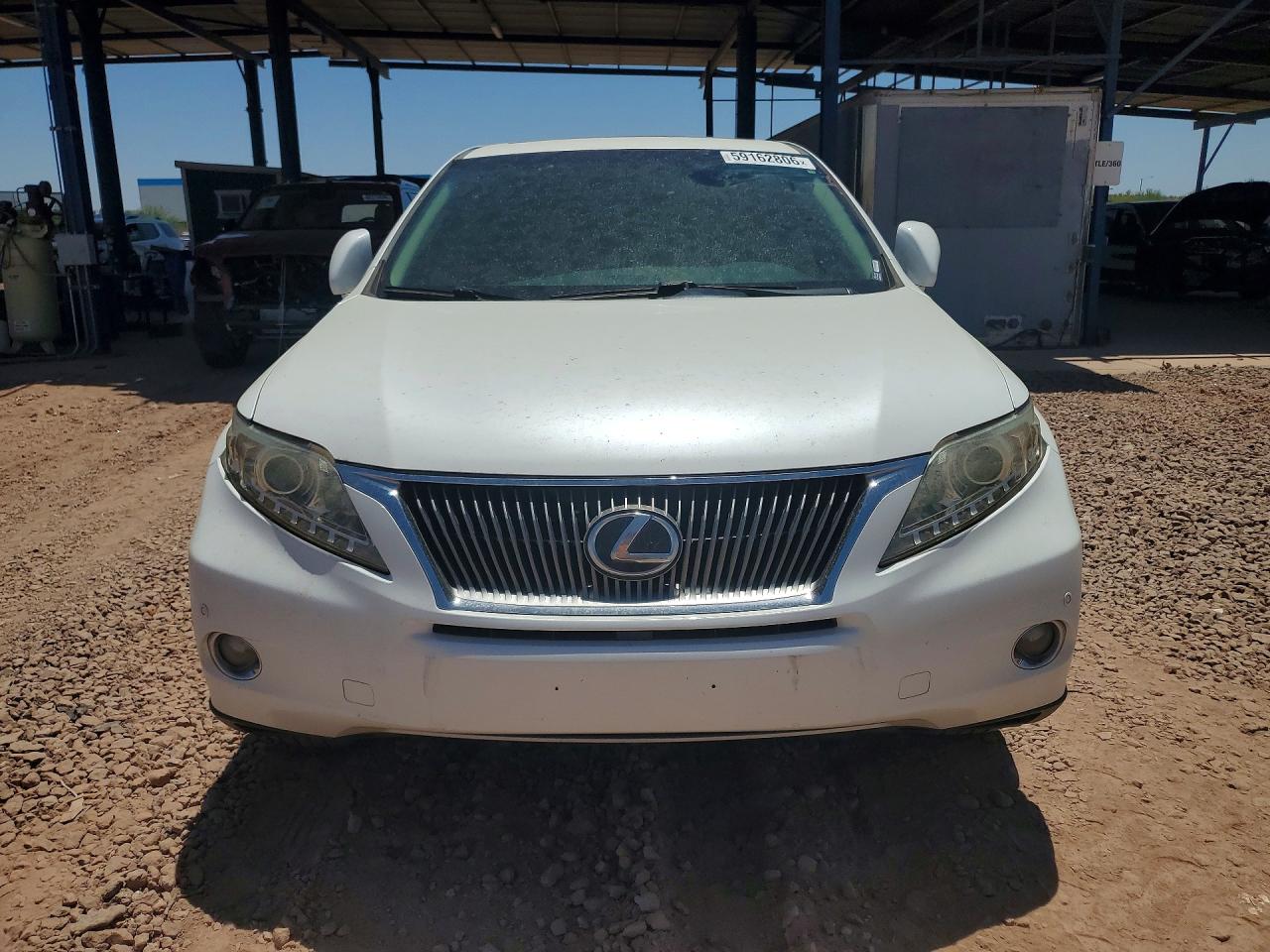 2012 Lexus Rx 450h White vin: JTJZB1BA4C2006418