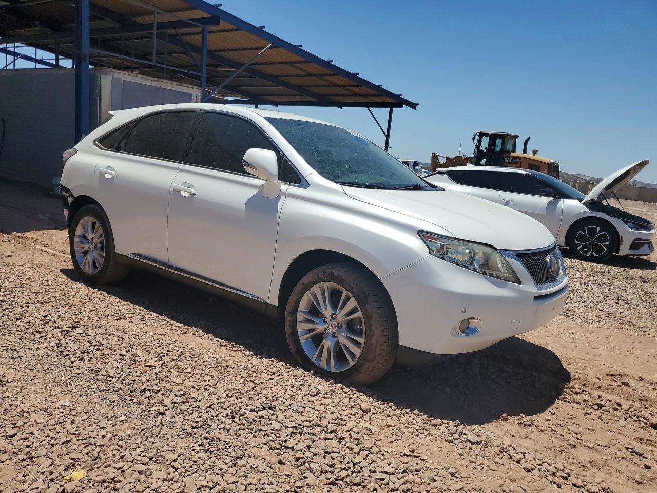2012 Lexus Rx 450h White vin: JTJZB1BA4C2006418