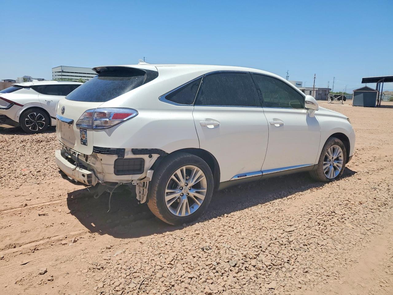 2012 Lexus Rx 450h White vin: JTJZB1BA4C2006418