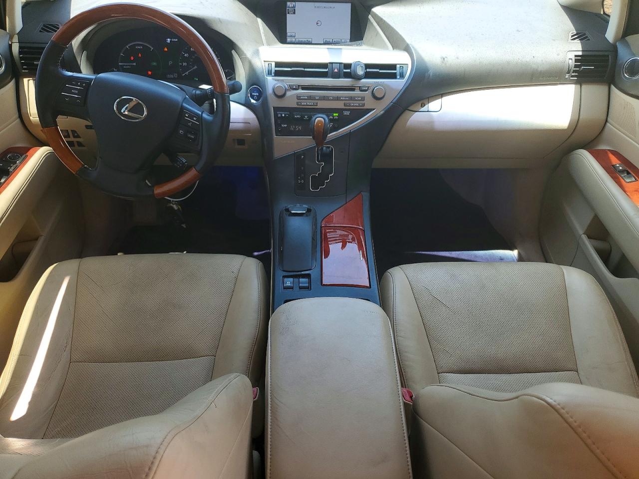 2012 Lexus Rx 450h White vin: JTJZB1BA4C2006418