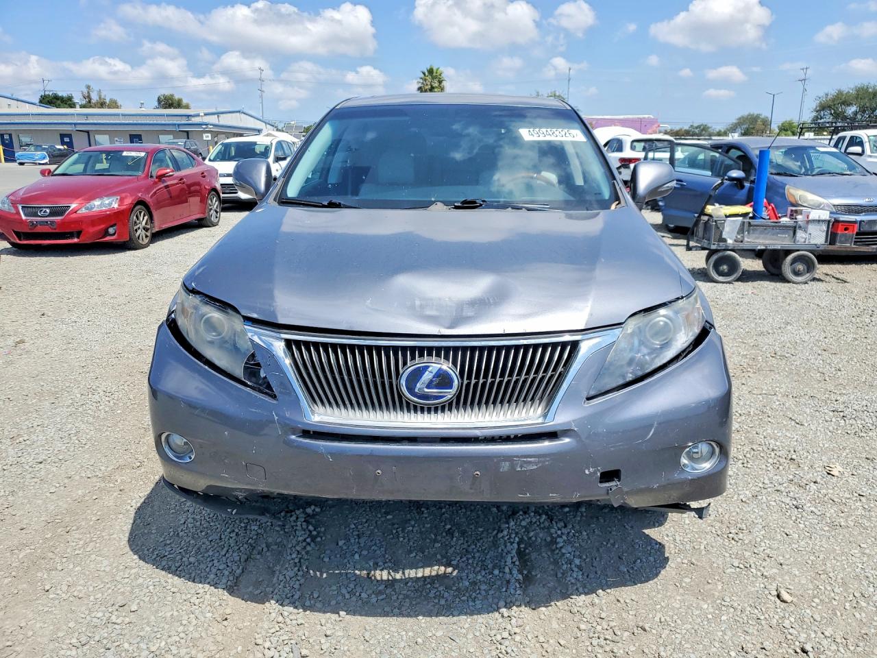 2012 Lexus Rx 450h Base Gray vin: JTJZB1BA4C2407807