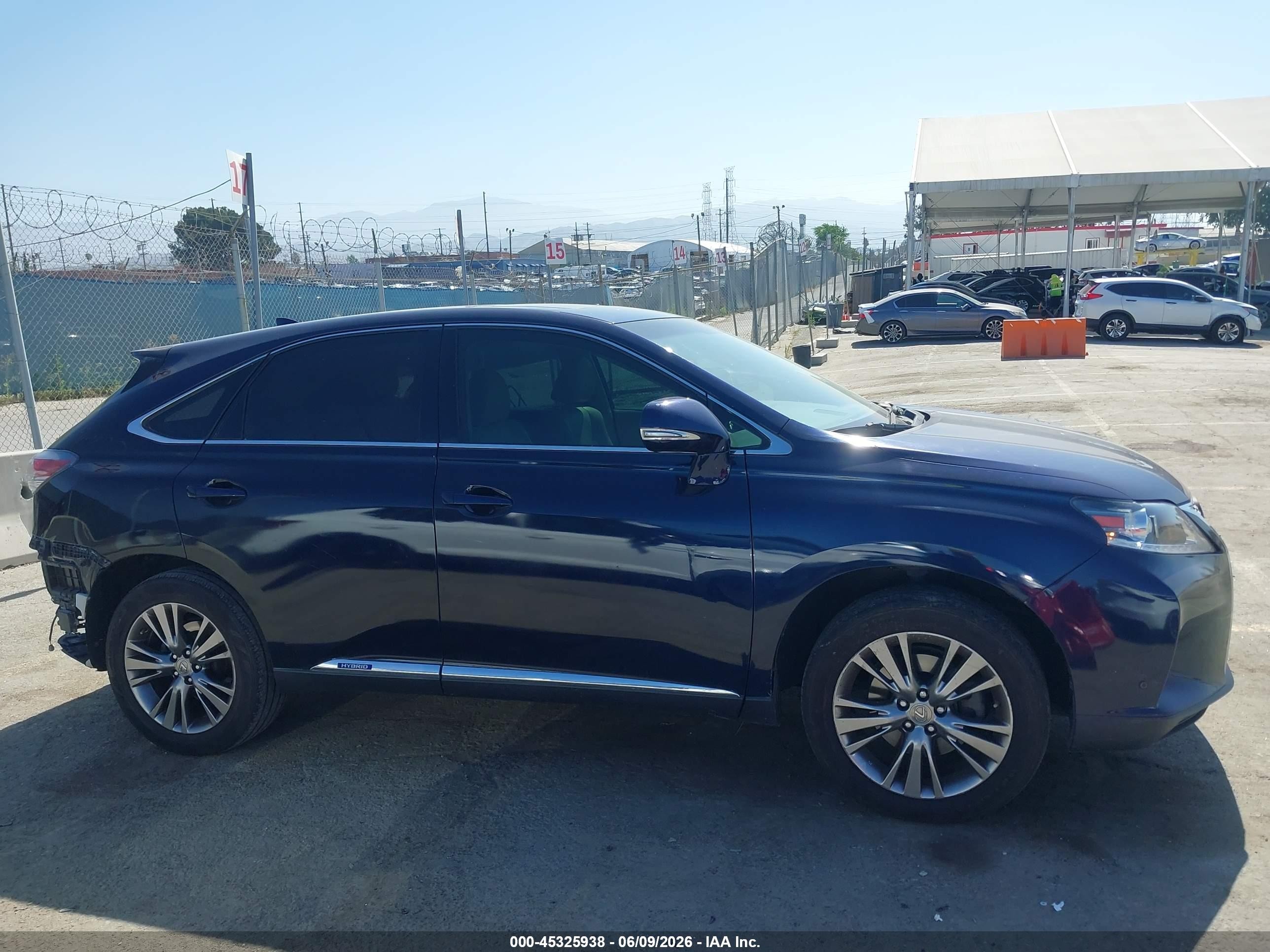 2014 Lexus Rx 450h   Dark Blue vin: JTJZB1BA4E2009760