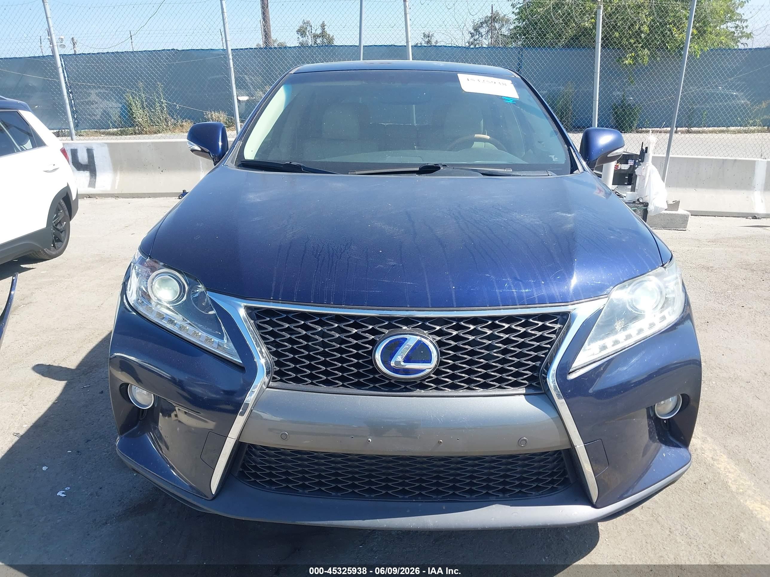 2014 Lexus Rx 450h   Dark Blue vin: JTJZB1BA4E2009760