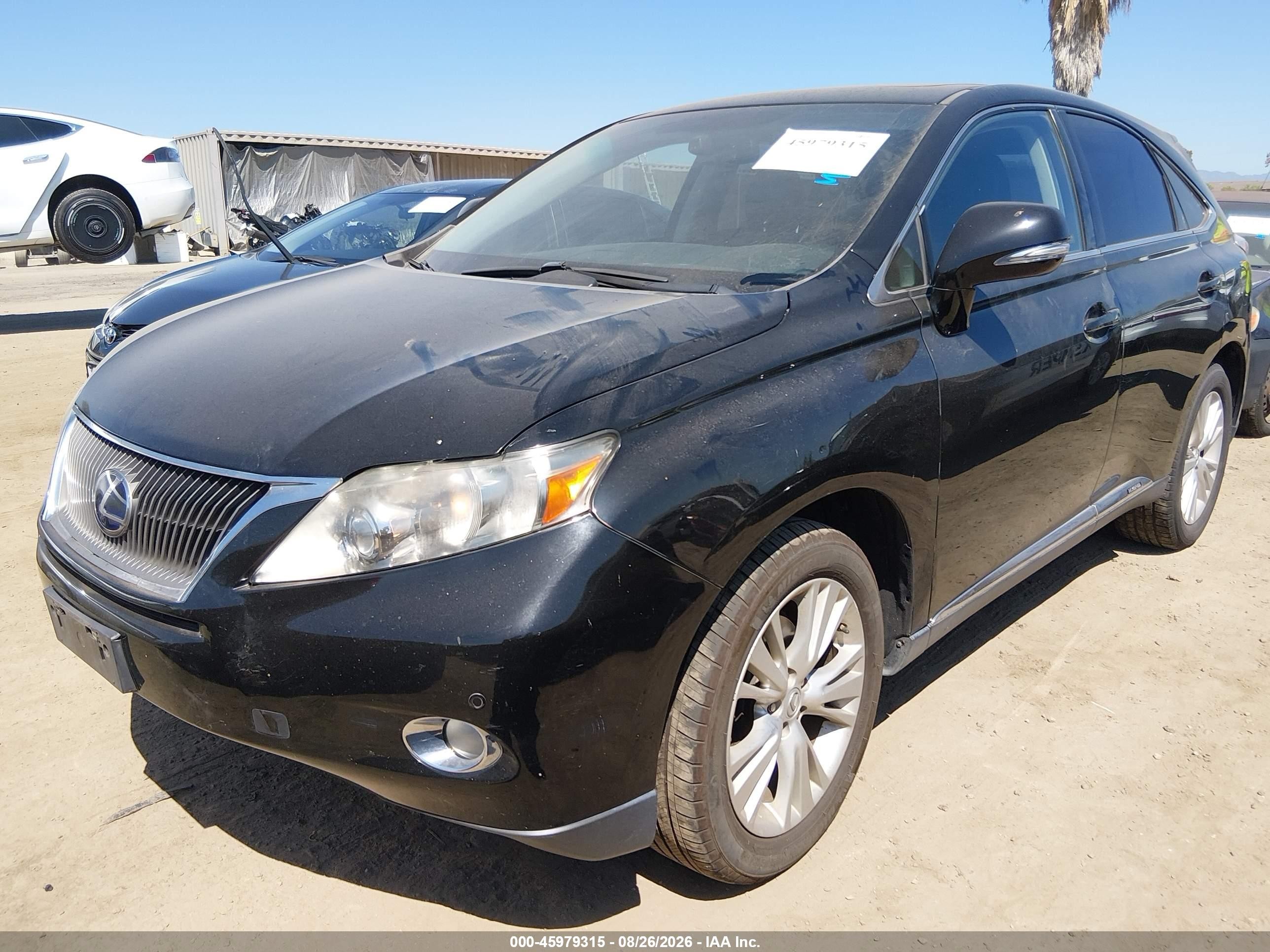 2010 Lexus Rx 450h Черный vin: JTJZB1BA5A2000883
