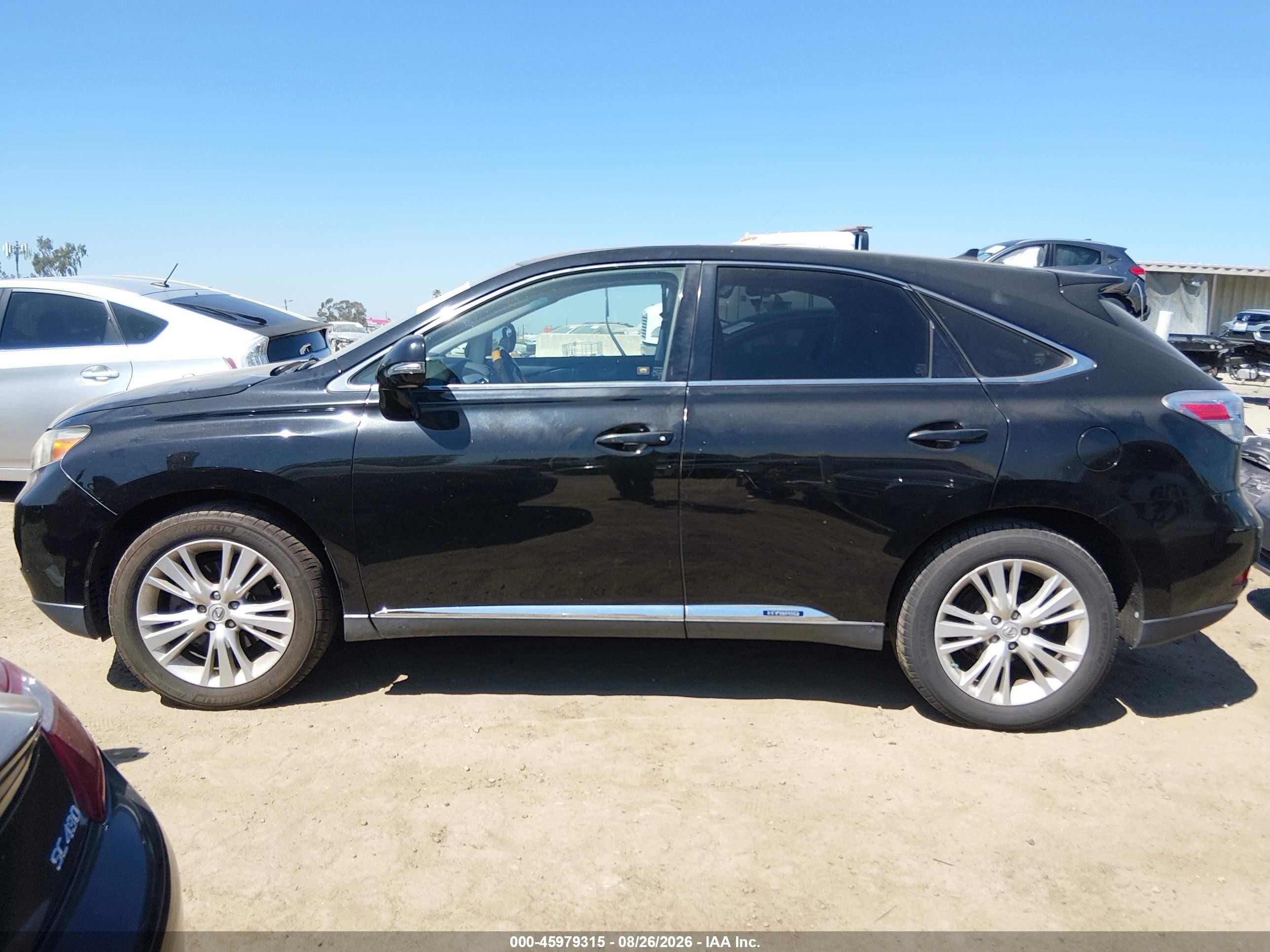 2010 Lexus Rx 450h Черный vin: JTJZB1BA5A2000883