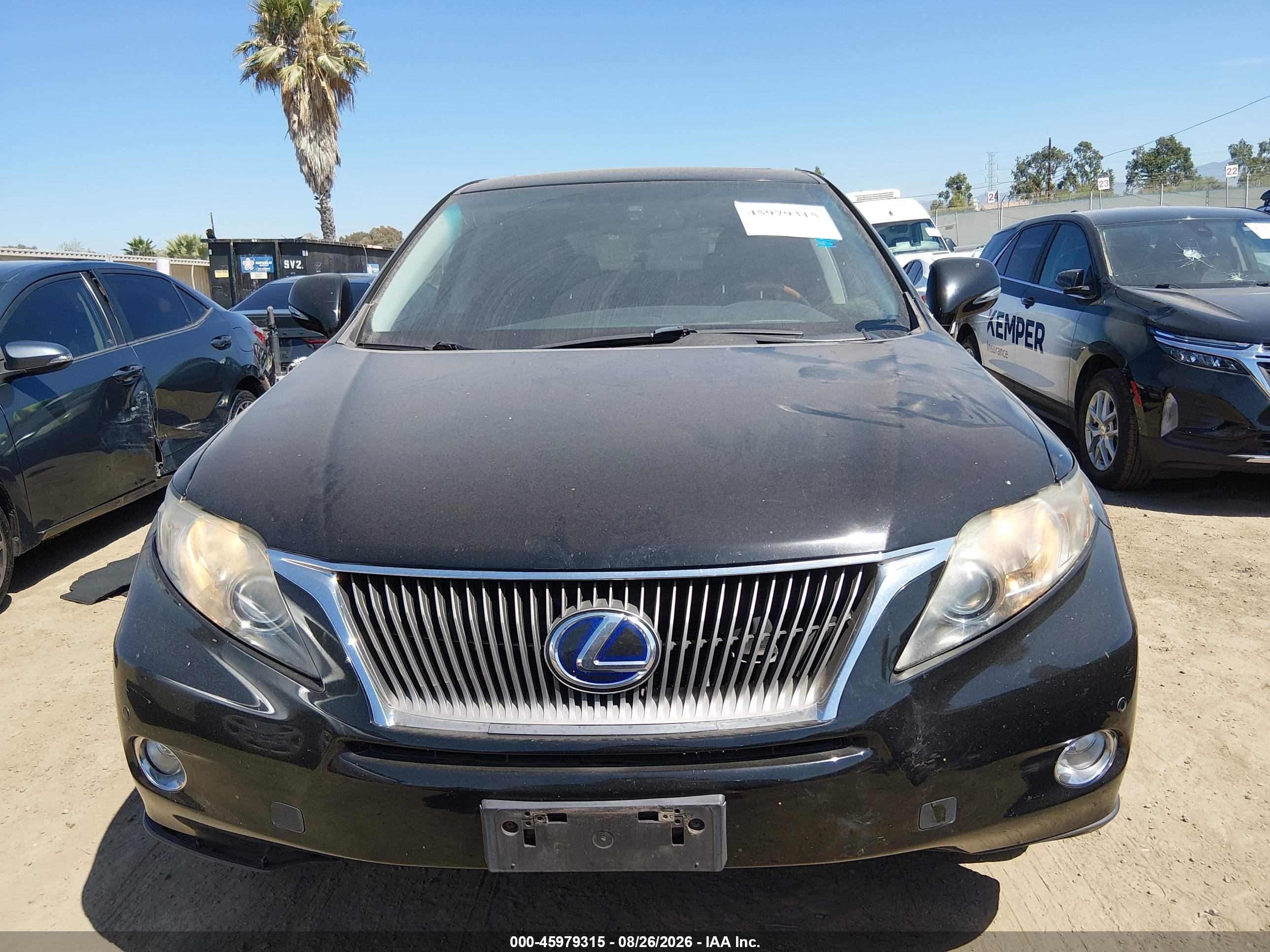 2010 Lexus Rx 450h Черный vin: JTJZB1BA5A2000883