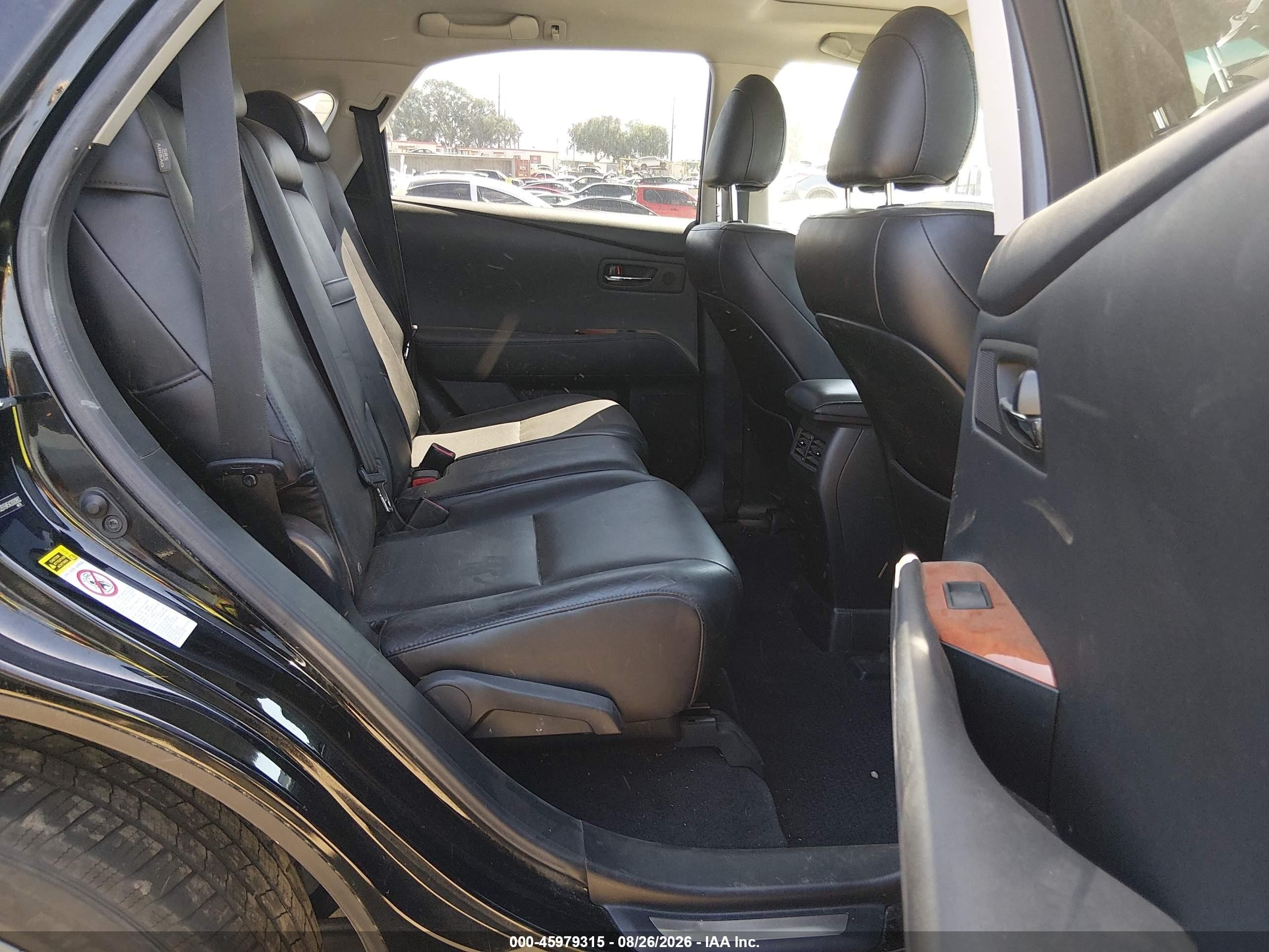 2010 Lexus Rx 450h Черный vin: JTJZB1BA5A2000883