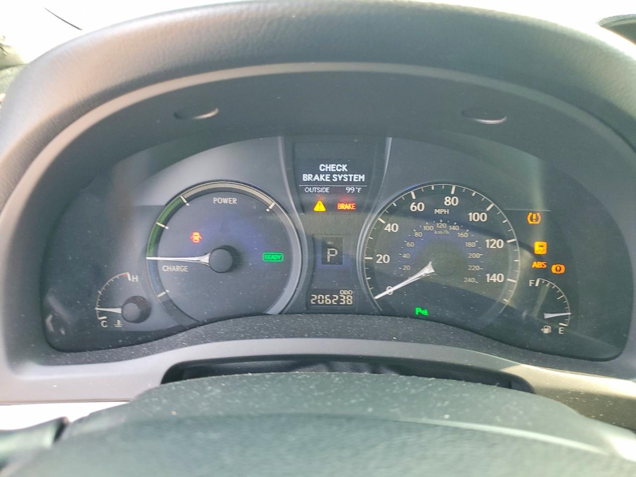 2010 Lexus Rx 450h Gray vin: JTJZB1BA5A2002309