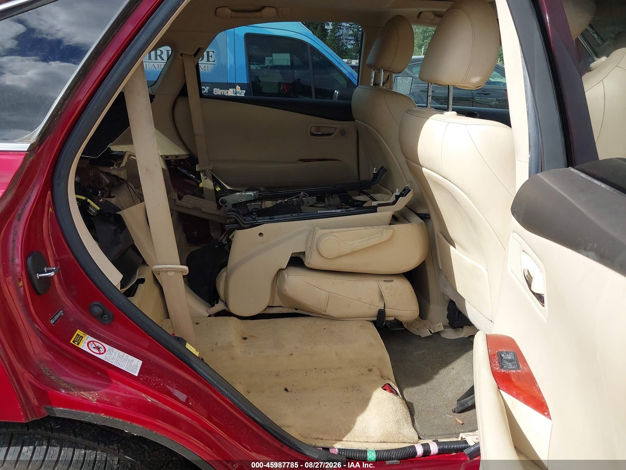 2010 Lexus Rx 450h   Red vin: JTJZB1BA5A2002990