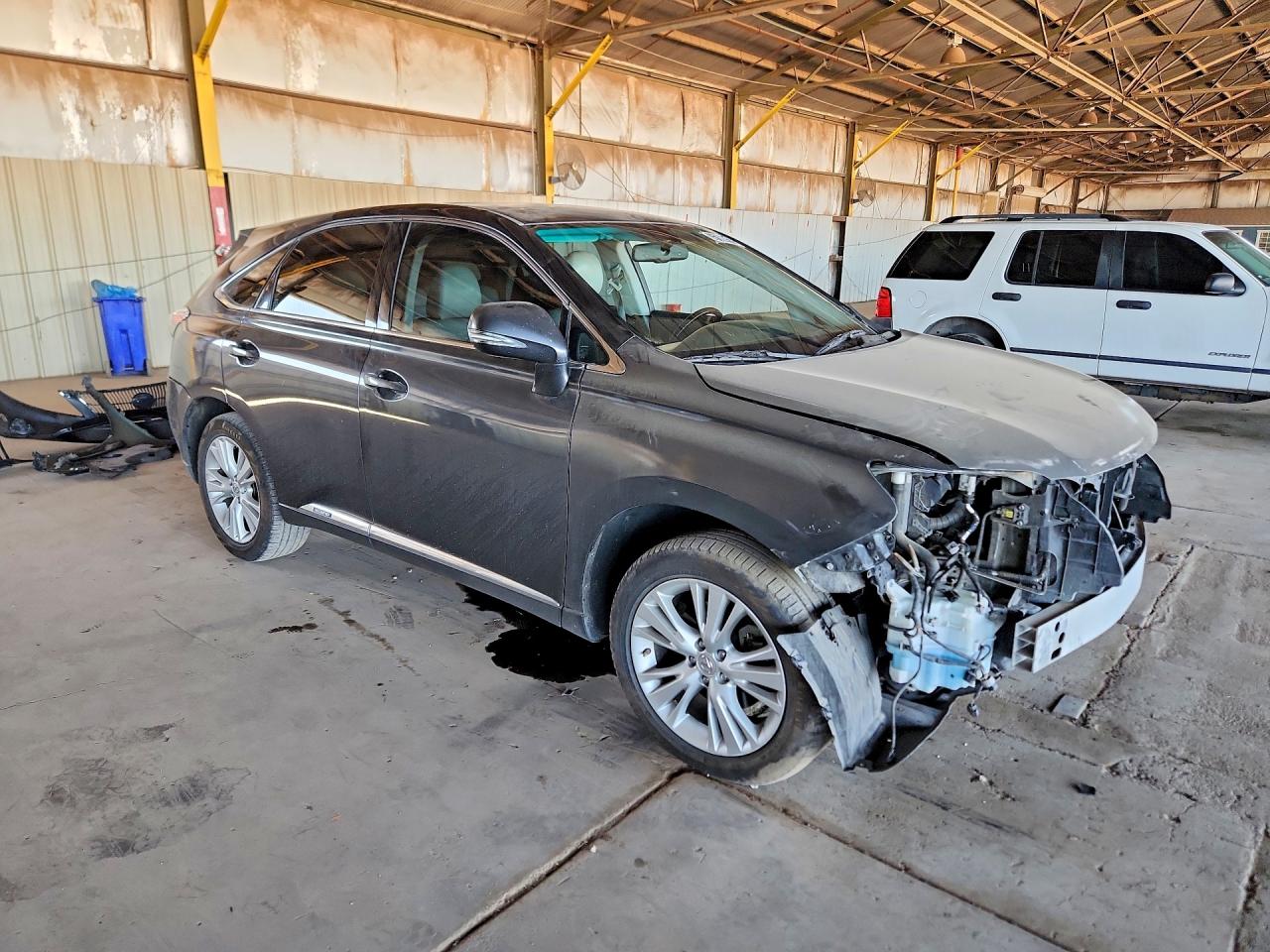 2010 Lexus Rx 450h Charcoal vin: JTJZB1BA5A2004335
