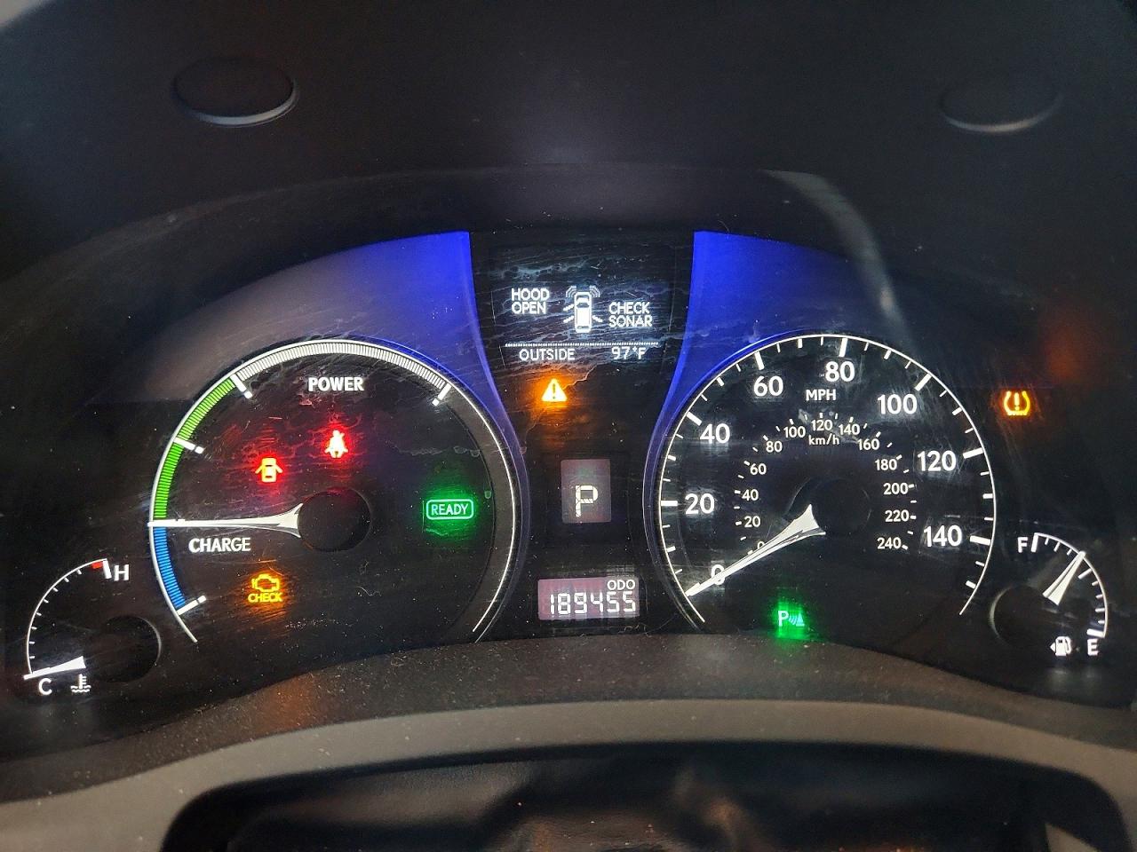 2010 Lexus Rx 450h Charcoal vin: JTJZB1BA5A2004335