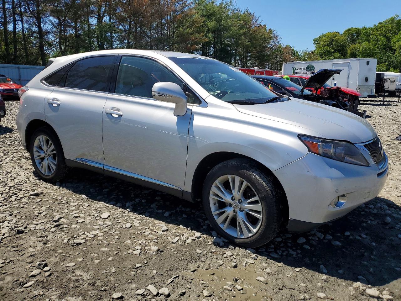 2012 Lexus Rx 450h Silver vin: JTJZB1BA5C2006363