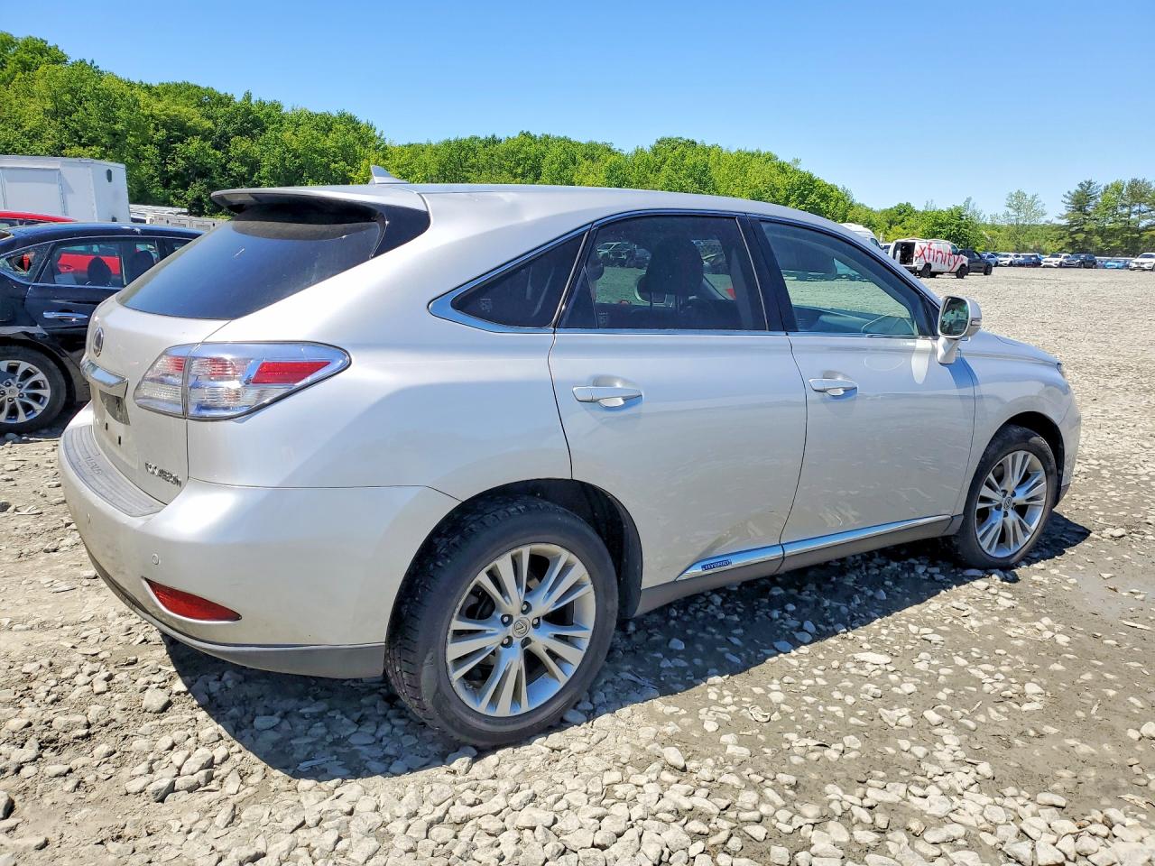 2012 Lexus Rx 450h Silver vin: JTJZB1BA5C2006363