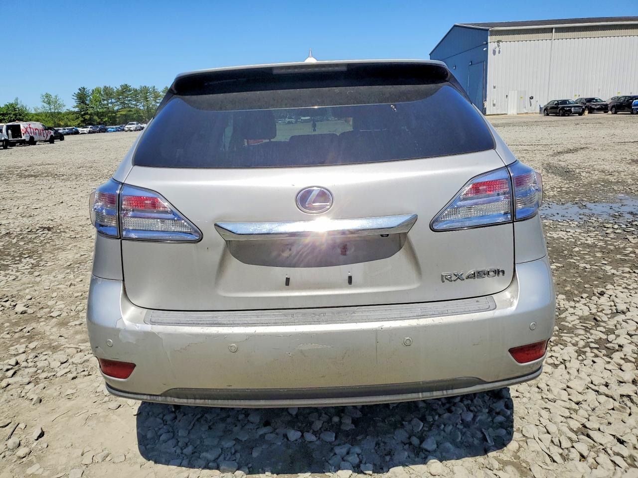 2012 Lexus Rx 450h Silver vin: JTJZB1BA5C2006363