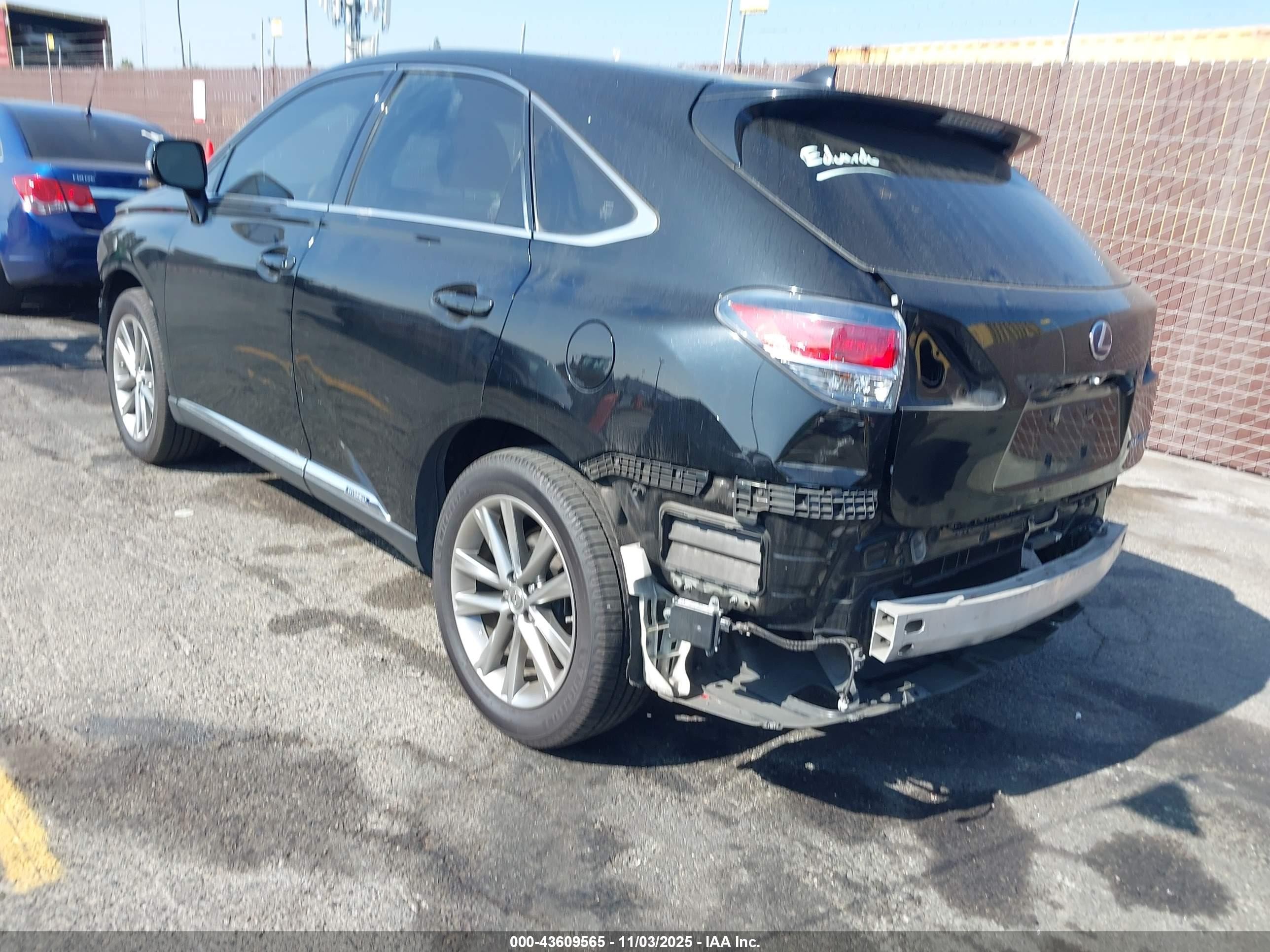 2014 Lexus Rx 450h   Черный vin: JTJZB1BA5E2413490