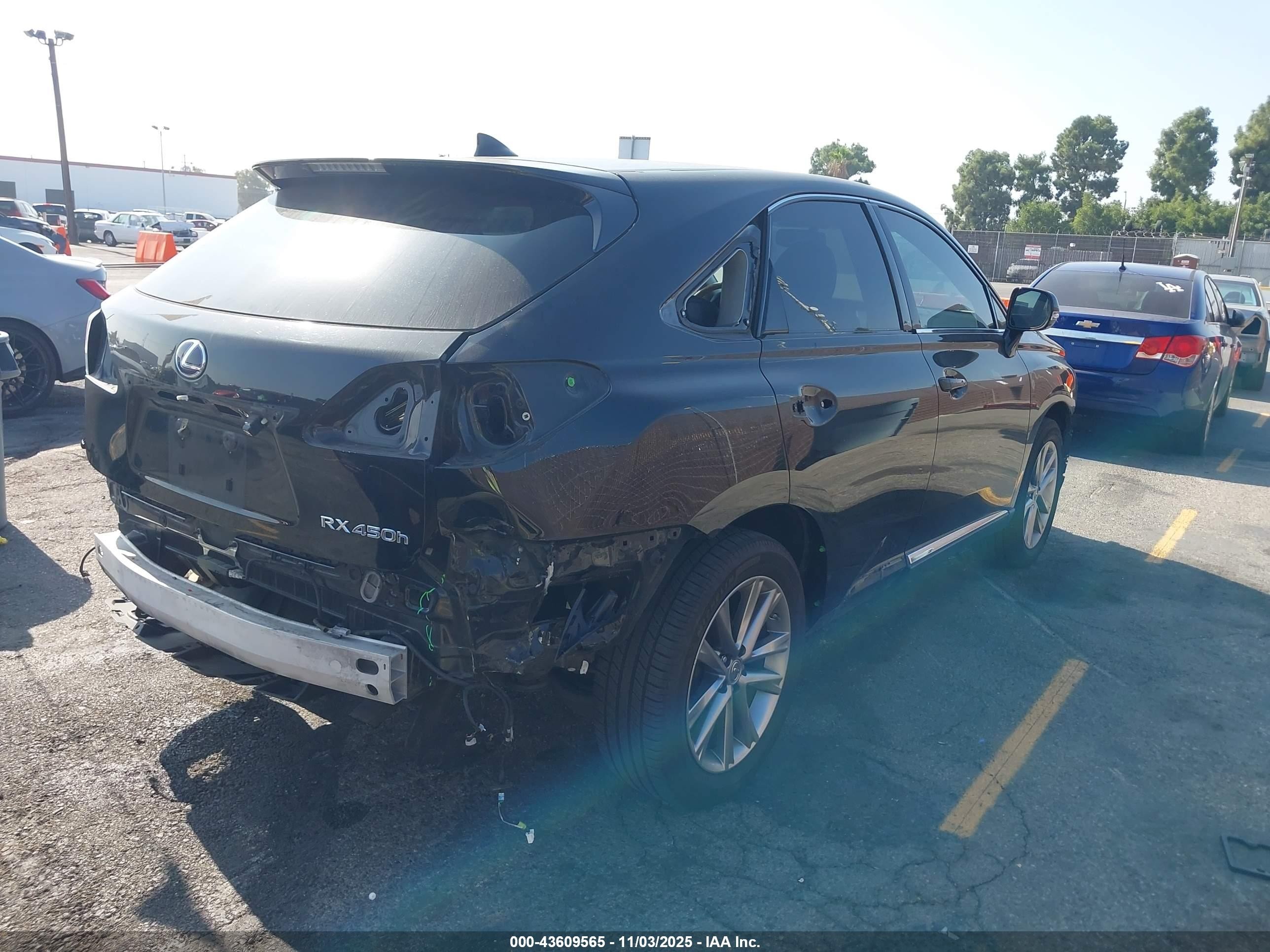 2014 Lexus Rx 450h   Черный vin: JTJZB1BA5E2413490