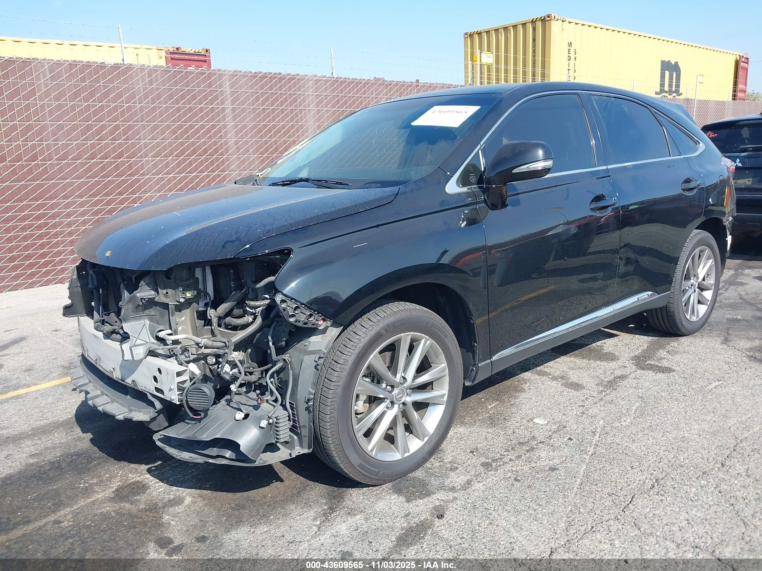 2014 Lexus Rx 450h   Черный vin: JTJZB1BA5E2413490