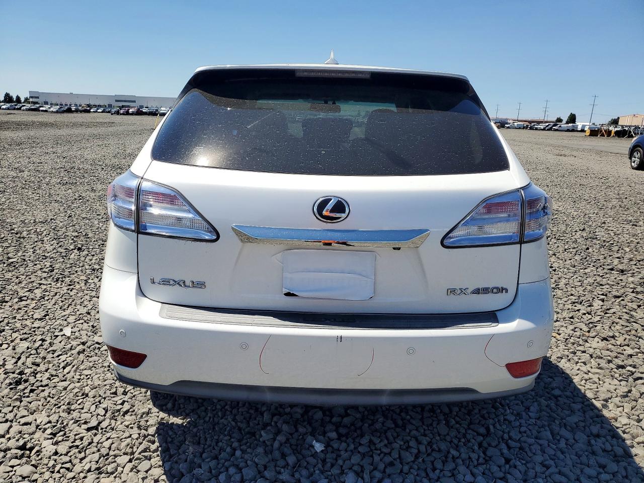 2010 Lexus Rx 450h White vin: JTJZB1BA6A2003114