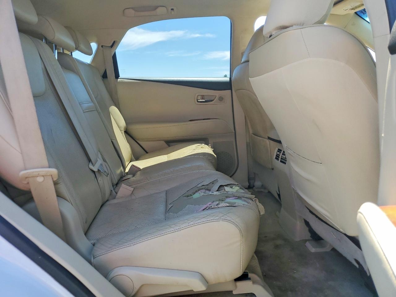 2010 Lexus Rx 450h White vin: JTJZB1BA6A2003114
