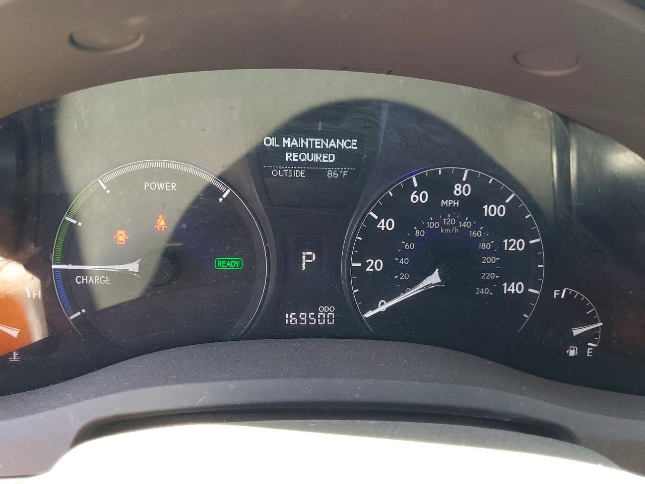 2010 Lexus Rx 450h White vin: JTJZB1BA6A2003114