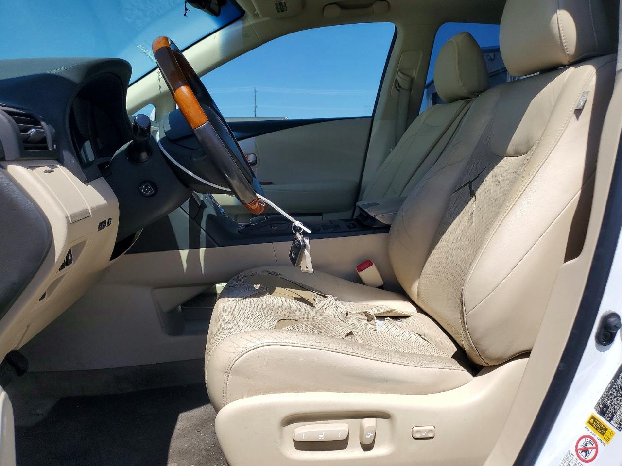 2010 Lexus Rx 450h White vin: JTJZB1BA6A2003114
