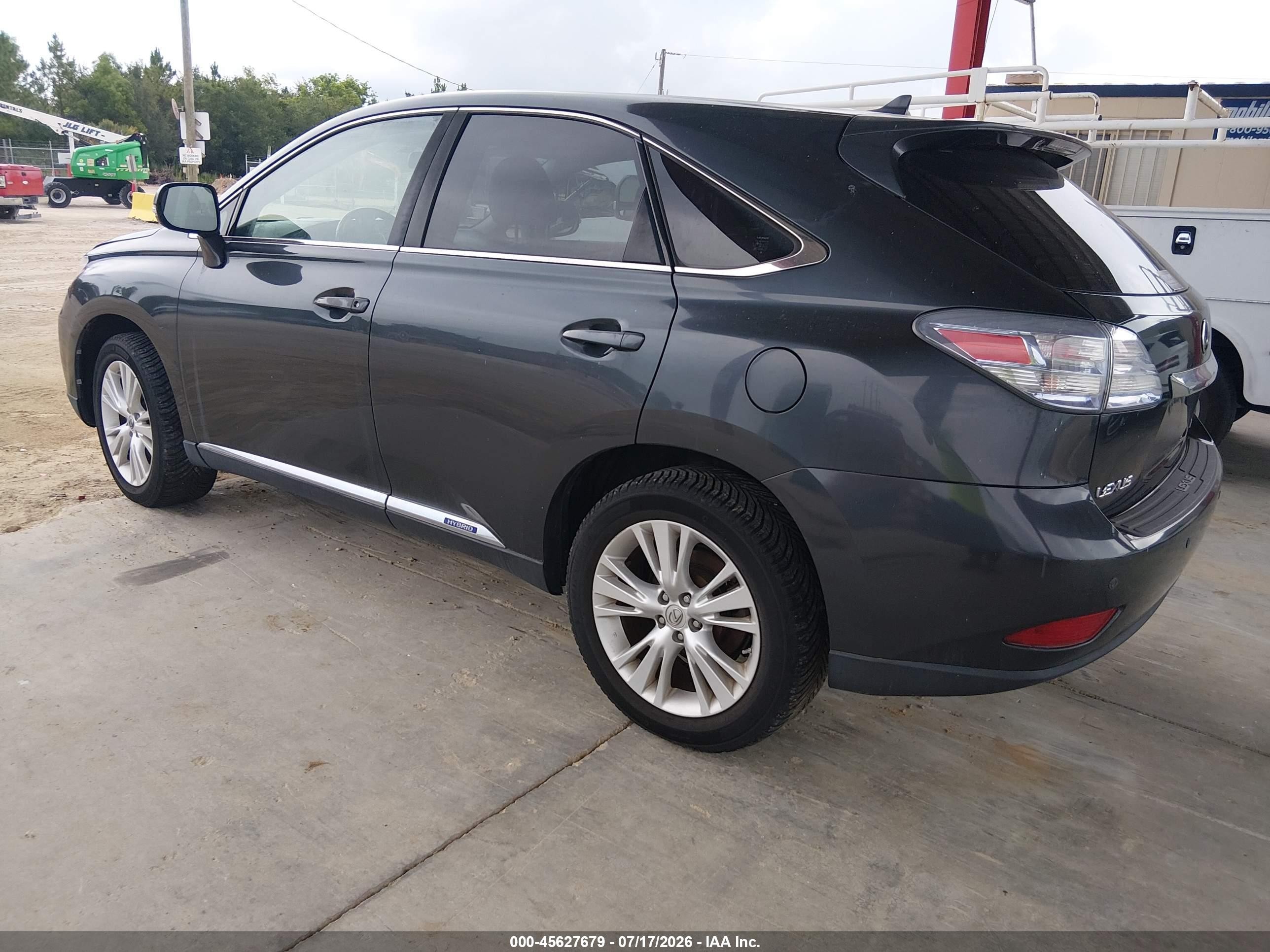 2010 Lexus Rx 450h   Gray vin: JTJZB1BA6A2003646