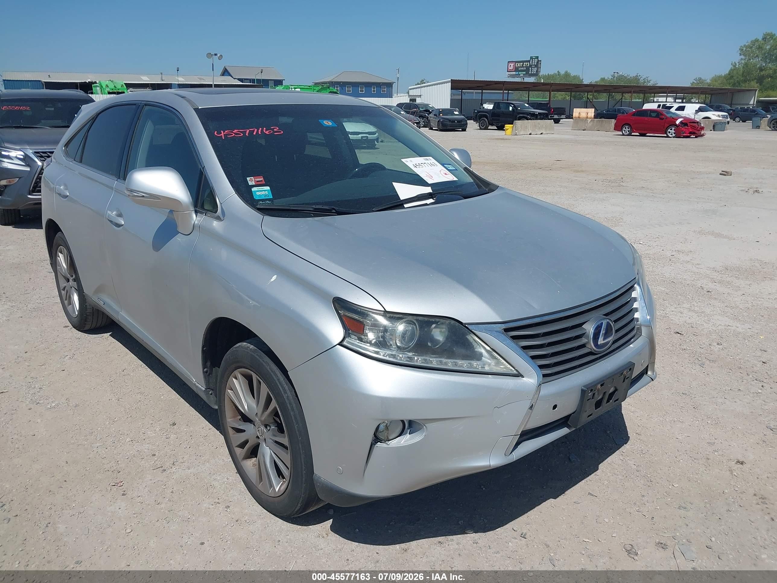 2013 Lexus Rx 450h   Серебряный vin: JTJZB1BA6D2412850
